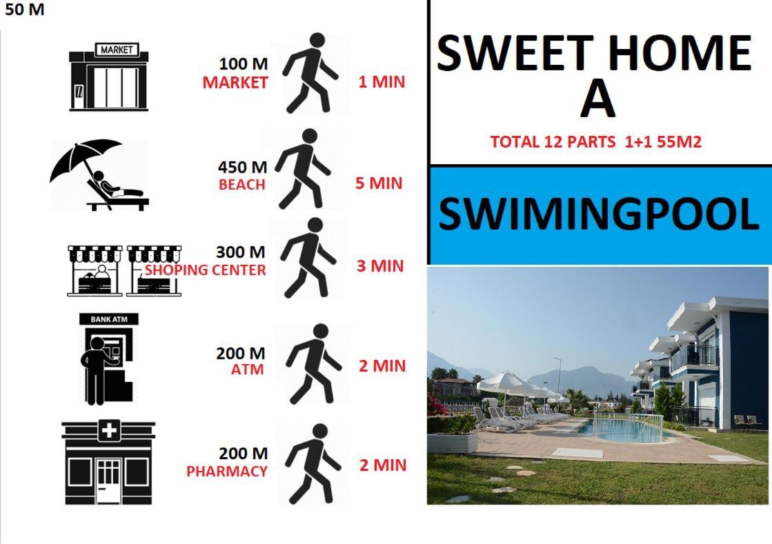 Sweet Home Kemer Apartments Zewnętrze zdjęcie